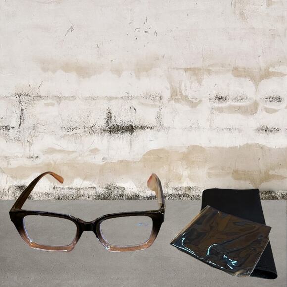 Accessories - Women's Oprah Style Reading Glasses + Blue Light = +1.75 Ombre NEW